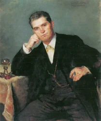 Ritratto del padre Franz Heinrich Corinth